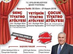 Efeler Belediyesi Şehir Tiyatrosu kuruldu