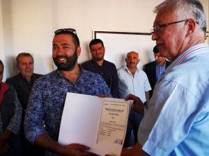 Mesleki yeterlilik belgelerini aldılar