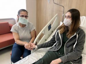 Akciğerinin yüzde 90’ınını kullanamayan genç kız nakil sonrası rahat bir nefes aldı