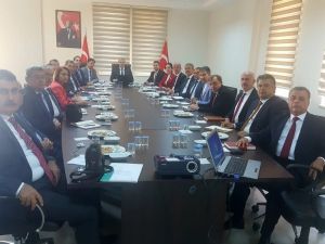 Milli Eğitim Müdürleri aylık toplantısını Köşk’te yaptı