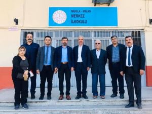 Uçak’tan Milas’ta görev yapan üyelere ziyaret