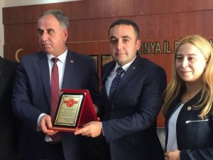 MHP Konya İl Başkanlığında devir teslim töreni