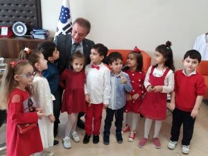 Yeltekin’e miniklerden kandil ziyareti