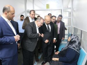 Devlet Hastanesi Başhekimi Kurtaran’a hayırlı olsun ziyareti