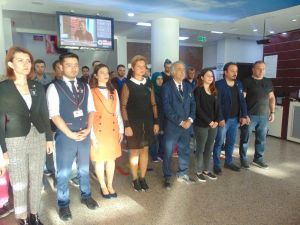 Denizli Özel Cerrahi Hastanesinde Ata’ya özel tören