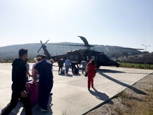 Jandarma helikopteri ‘hayat kurtarmak’ için havalandı