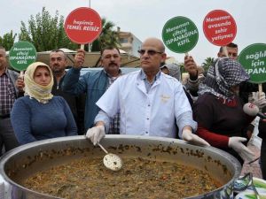 Menemenliler ıspanağa sahip çıktı