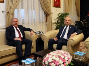 TBMM Başkanı Şentop, CHP Genel Başkanı Kılıçdaroğlu ile görüştü