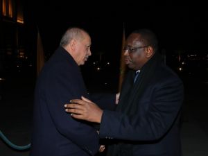 Cumhurbaşkanı Erdoğan, Senegal Cumhurbaşkanı ile bir araya geldi