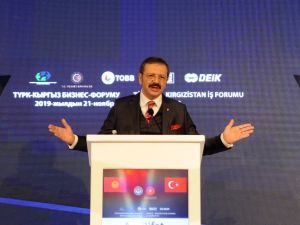 Hisarcıklıoğlu: "Kırgızistan ile çok daha büyük ticaret hacmine ulaşmamızın mümkün"