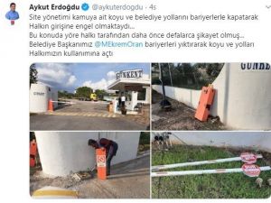 CHP’li Erdoğdu ilk balyozu kendisi vurdu