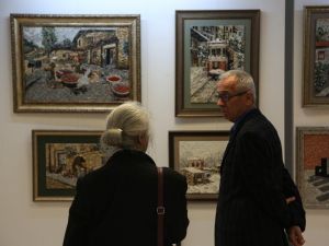 Çakıl taşları tablolara dönüştü