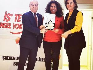 Assan Hanil’e engelli istihdamı ödülü