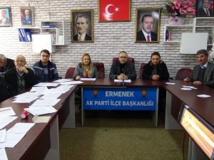 AK Parti Ermenek’te delege seçimi yaptı