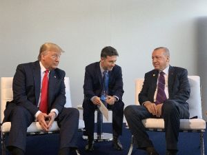 Cumhurbaşkanı Erdoğan, Trump’la bir araya geldi