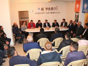 AK Parti heyeti Güzelyurt ilçesinde incelemelerde bulundu