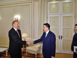 Azerbaycan Cumhurbaşkanı Aliyev, Tarım ve Orman Bakanı Pakdemirli’yi kabul etti