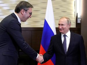 Rusya Devlet Başkanı Putin ile Sırbistan Cumhurbaşkanı Vucic görüştü