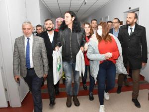 İHH Hisarcık Temsilcisi Var, Onkoloji hastası çocuklarla buluştu