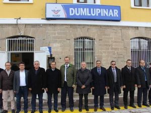 TCDD Trafik Daire Başkanı Abdullah Özcanlı Dumlupınar’ı ziyaret etti