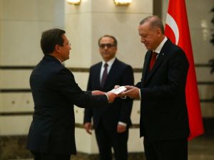 Cumhurbaşkanı Erdoğan, Belarus Büyükelçisini kabul etti