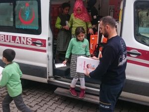 Öğrencilere 112 Acil Çağrı Merkezi tanıtıldı