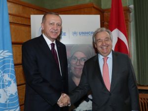 Cumhurbaşkanı Erdoğan, BM Genel Sekreteri Guterres ile görüştü