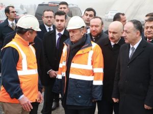 Bakan Turhan, Ankara-Sivas YHT hattını inceledi