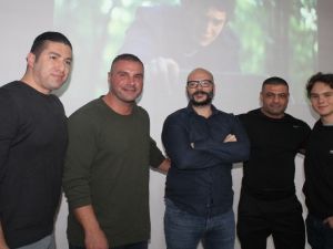 ‘Cep Herkülü: Naim Süleymanoğlu’ filminin başrol oyuncusu Egelilerle buluştu