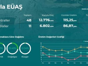 EÜAŞ günlük ortalama 202 MWh elektrik üretiyor