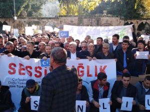 Şanlıurfa’da Çin’in Doğu Türkistan protestosu