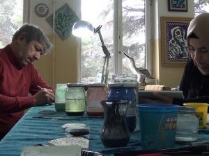 Çini cam füzyon ile buluştu