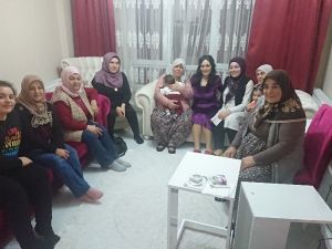 AK Partili kadınlardan hoş geldin bebek ziyareti