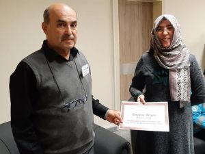 Devlet Hastanesinde 25 yıldır görev yapan personellere teşekkür belgeleri verildi