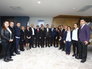 Susmuş ve ekibinden Başkan Sandal’a ziyaret