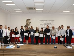 Metal sanayisine yön veren firmalar sertifikalarını aldı