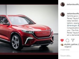 Dünyaca ünlü Della Miles’ten yerli otomobil siparişi