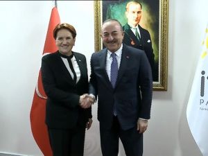 Bakan Çavuşoğlu İYİ Parti’de