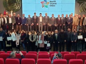 Nazilli Ticaret Odası’nda sertifika ve ödül töreni yapıldı
