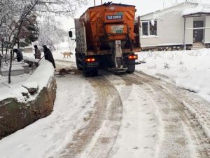 Nilüfer’de karla mücadele ekipleri iş başında