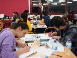 Rektör Budak’tan sınav dönemindeki öğrencilere moral ziyareti