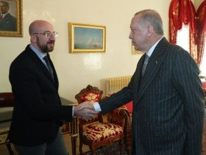 Cumhurbaşkanı Erdoğan, AB Konseyi Başkanı Michel’i kabul etti