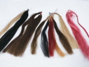 Gerçek saç ile kaplı sentetik saçlar gerçeğini aratmıyor