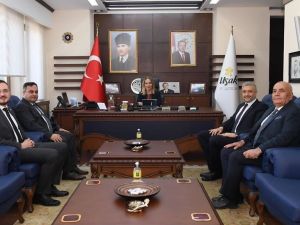 Simav heyetinden Uşak Valisi’ne ziyaret
