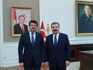 Milletvekili Tutdere, Sağlık Bakanı Koca ile bir araya geldi