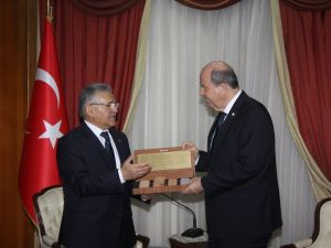 KKTC Başbakanı Tatar, Kayseri Belediye Başkanı Büyükkılıç’ı kabul etti