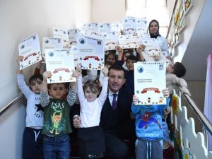 Altındağ kreşlerinde karne sevinci