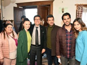 Saylak, ‘Kalk Gidelim’ dizi setini ziyaret etti