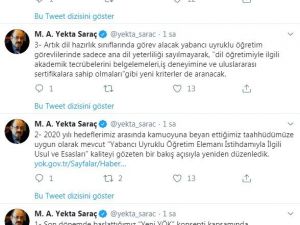 YÖK Başkanı Saraç: “Yabancı uyruklu öğretim elemanı istihdamıyla ilgili usul ve esasları, kaliteyi gözeten bir bakış açısıyla yeniden düzenledik”
