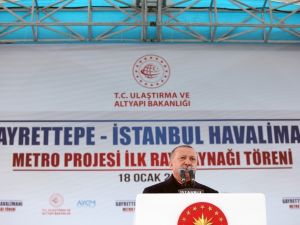 Cumhurbaşkanı Erdoğan: "Havalimanı Gayrettepe arasında ulaşım 35 dakikada sağlanacak"